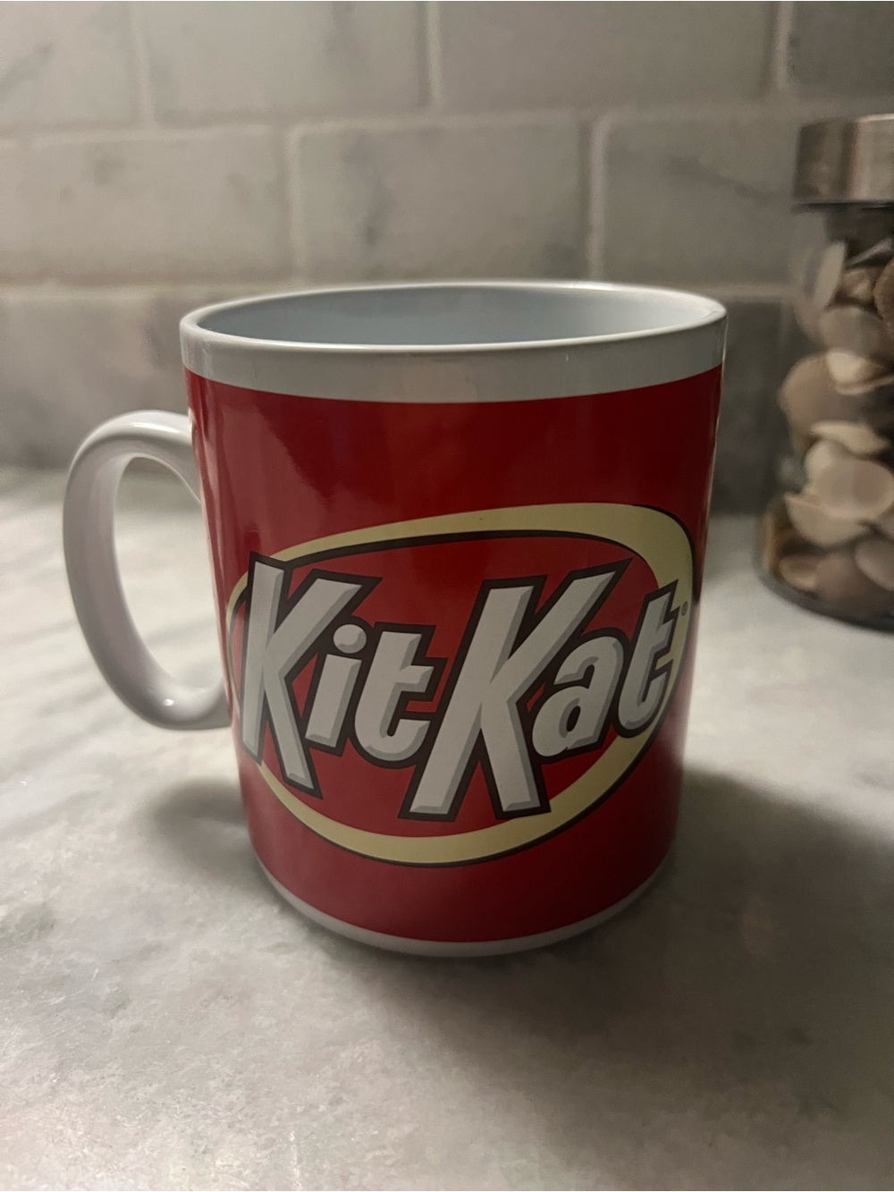 KitKat Red Ceramic Mug with Branded Logo